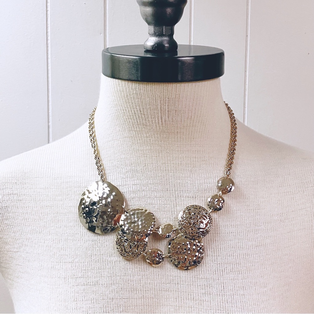 KENDRA SCOTT Vintage Boho Bold Artisan Lena Bib Statement Necklace Retired - Picture 9 of 9